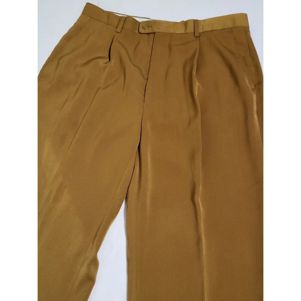 Monte Carlo Dress Pants Size Men's 38x34 Brown